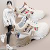 New Breathable Sneakers Women  Summer Casual Sports Shoes Thick Bottom Heightening Trendy Women's Sneaker Designer Shoes