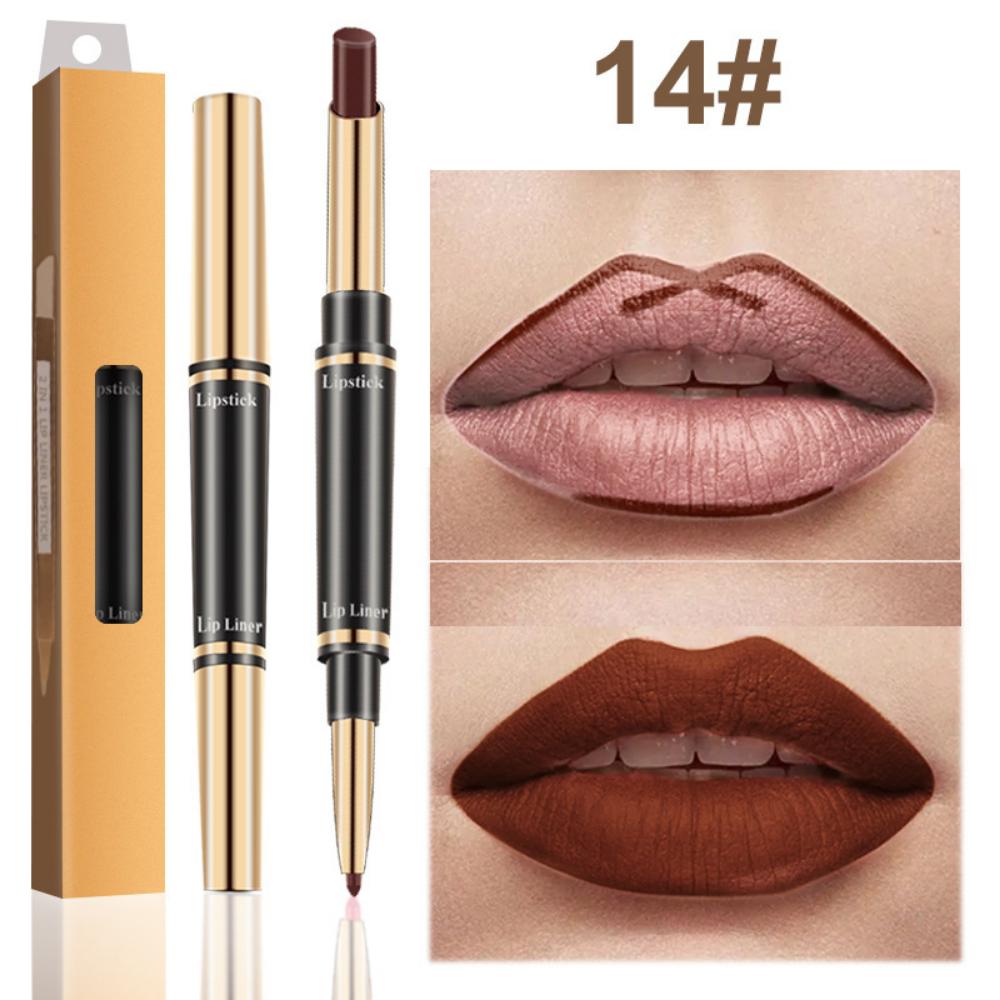 MKKRONTA Double-ended Waterproof Non-removal Lip Liner