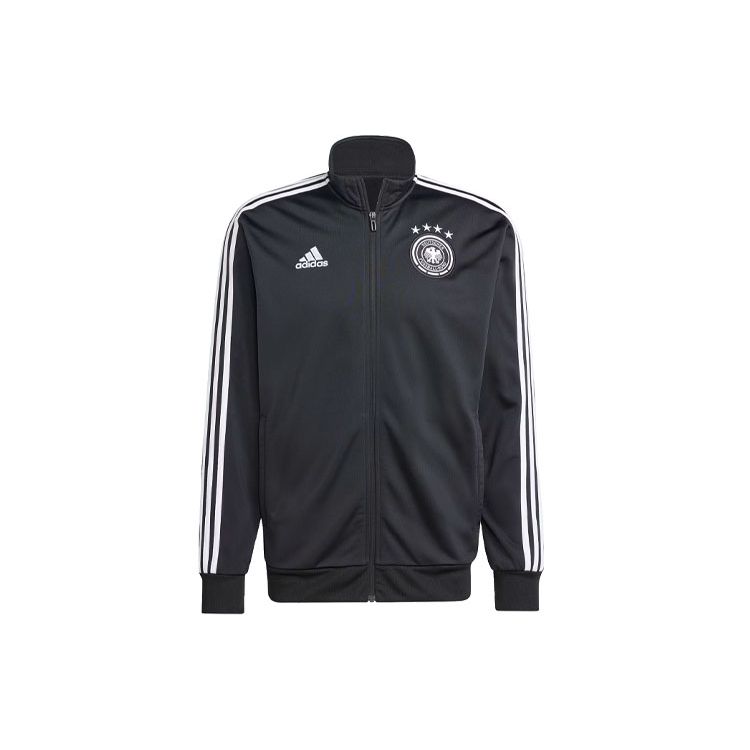 Adidas Germany Dna Track Top Color Block Long Sleeve Retro Sports Jacket Men Jacket Black IT9762
