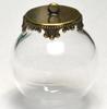 [starPG] 25mm Antique Glass Domes with Caps, Handmade Accessory Parts, Set of 10 (Bronze)