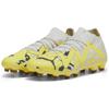 Puma Future Match Искусственный газон Ag Hg Амортизирующие Прочные Футбольные бутсы Мужские Футбольные бутсы Белый Желтый 107372-04