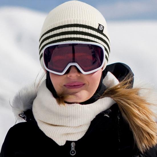 3Pcs/Set Winter Hat Scarf Gloves Set Striped Print Thickened Velvet