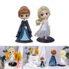 Frozen Pvc Elsa Anna Action Figure Toy Model Cake Topper Home Decor Birthday Gift