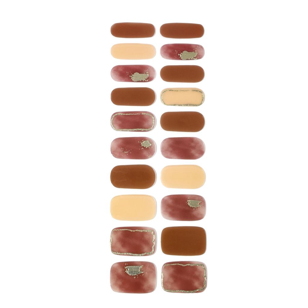 Gel Manicure Light Curing Stickers 20 Finger Manicure Full Stickers