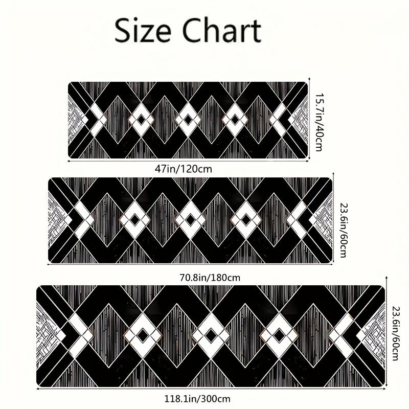 VIKAMA Современный Минималистичный Геометрический Длинный Ковер Нескользящий Коврик для Прихожей Коридора Спальни Кухни Домашний Декор