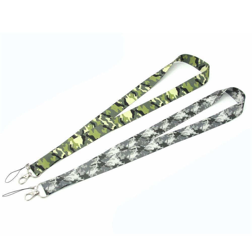 Phone Lanyard Strap Key Ring Holder Camouflage Lanyards Phone Hang Rope Neck Straps Phone Ribbon