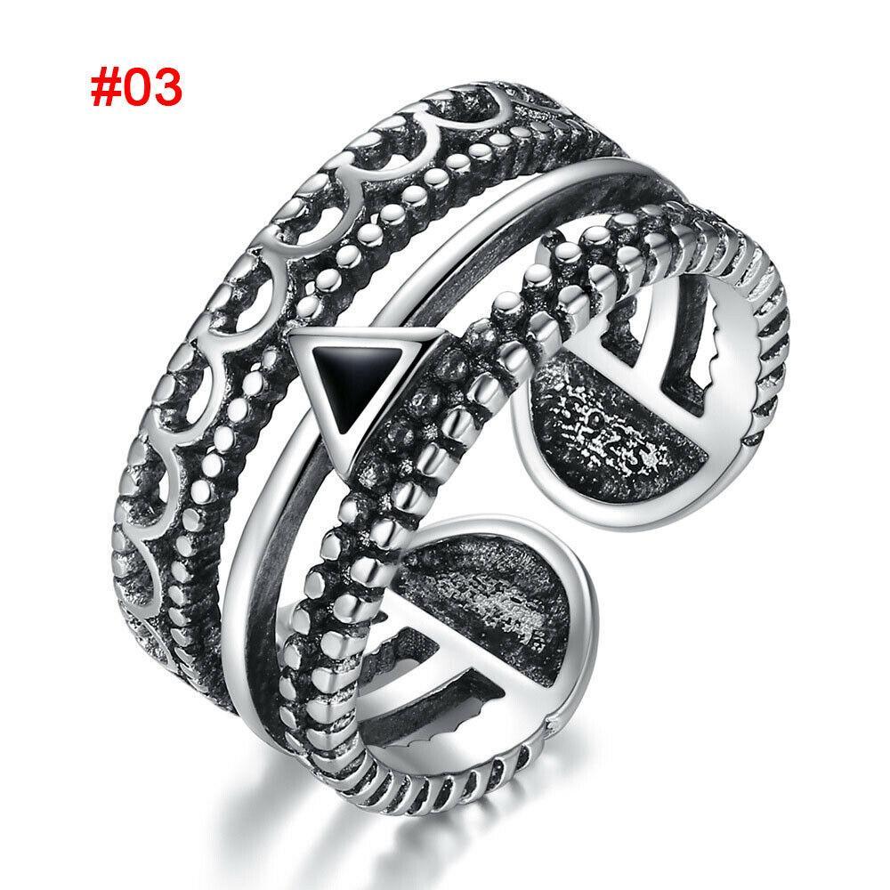 Thumb Rings Ladies Mens Toe Rings Adjustable Open Band Simple Exquisite Womens Ring