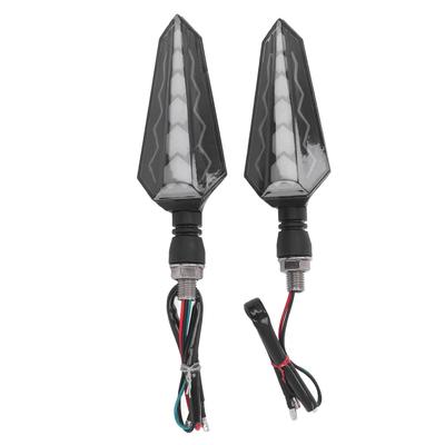 1 пара DC12V мотоцикл 2-сторонний указатель поворота универсальный IPX6 водонепроницаемый светодиодный индикатор для