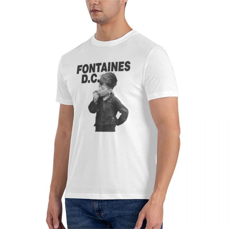 men cotton tshirt Fontaines D.C. Essential T-Shirt mens t shirts new edition t shirt summer clothes man black t-shirt