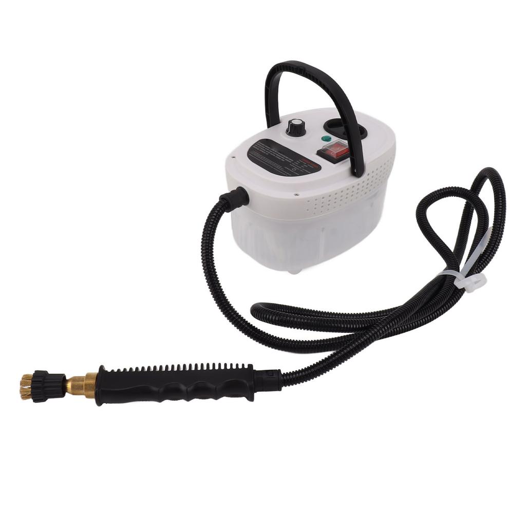 2500W Steam Cleaner White Remove Dirt Grime Grease High Pressure Temperature Fast Heat Steam