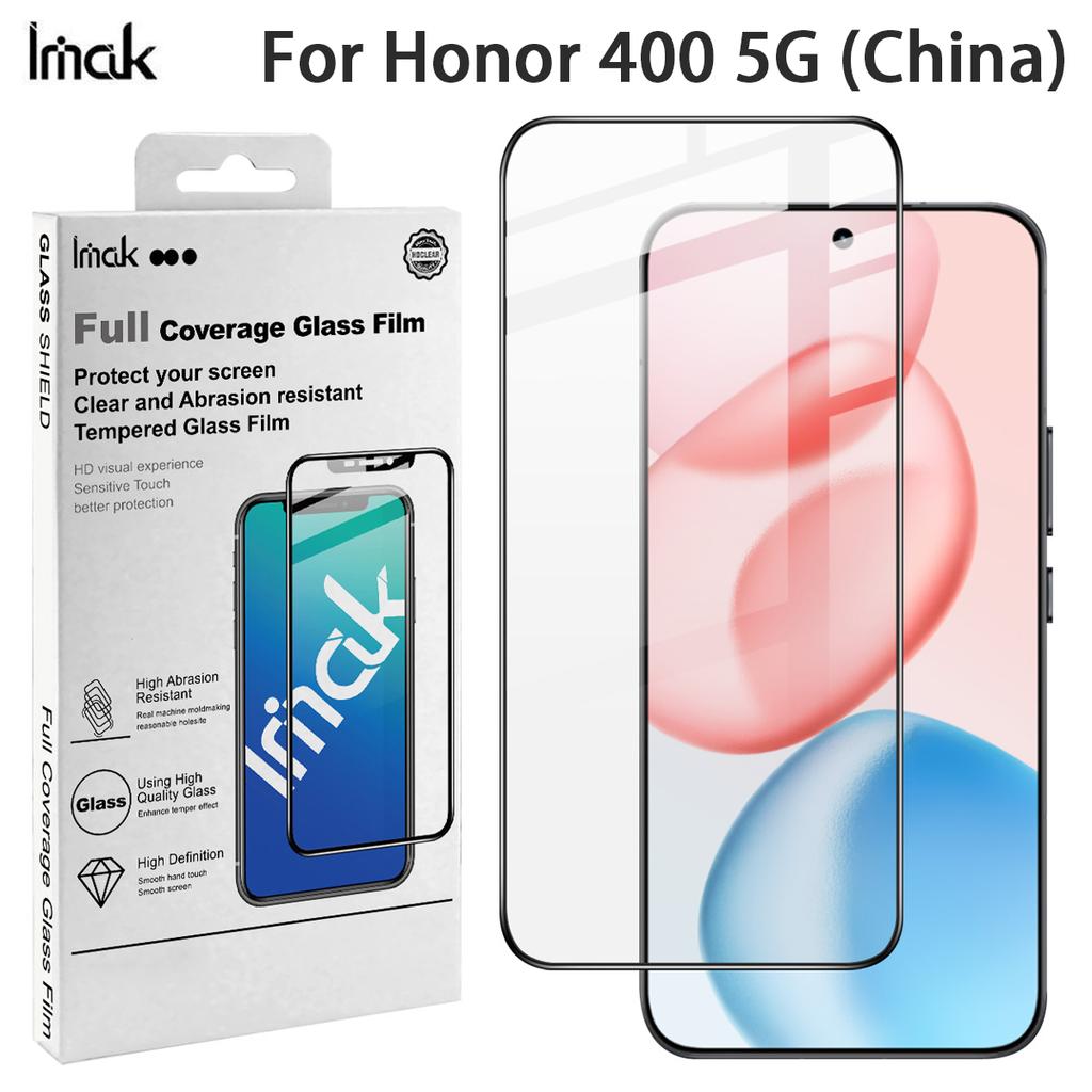 For Honor 400 5G China Glass IMAK Full Coverage Tempered Glass Film Pro+ Series