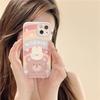 Zhitai Plain Leather Cartoon Bear Case for iPhone 14/13Pro/XS/XR/11/678Plus