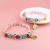 Candy Color Cat Necklace With Bell Pendant Pet Accessories Cute Puppy Neck Strap  Cat