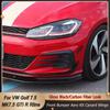 Передний бампер автомобиля, боковой спойлер Canards, накладка для VW Golf 7,5 MK7.5 GTI R Rline, аксессуары, 2018, глянцевый