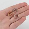 50pcs Two Hole CCB Flower Frame Spacer Beads DIY Necklace Bracelet Earrings Connectors Pendants Jewelry Accessories