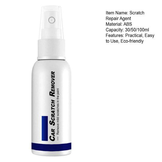 Спрей для ремонта автомобильных царапин, экологически чистый, быстродействующий, простой в использовании, гидрофобное покрытие, средство для удаления царапин, средство для ремонта