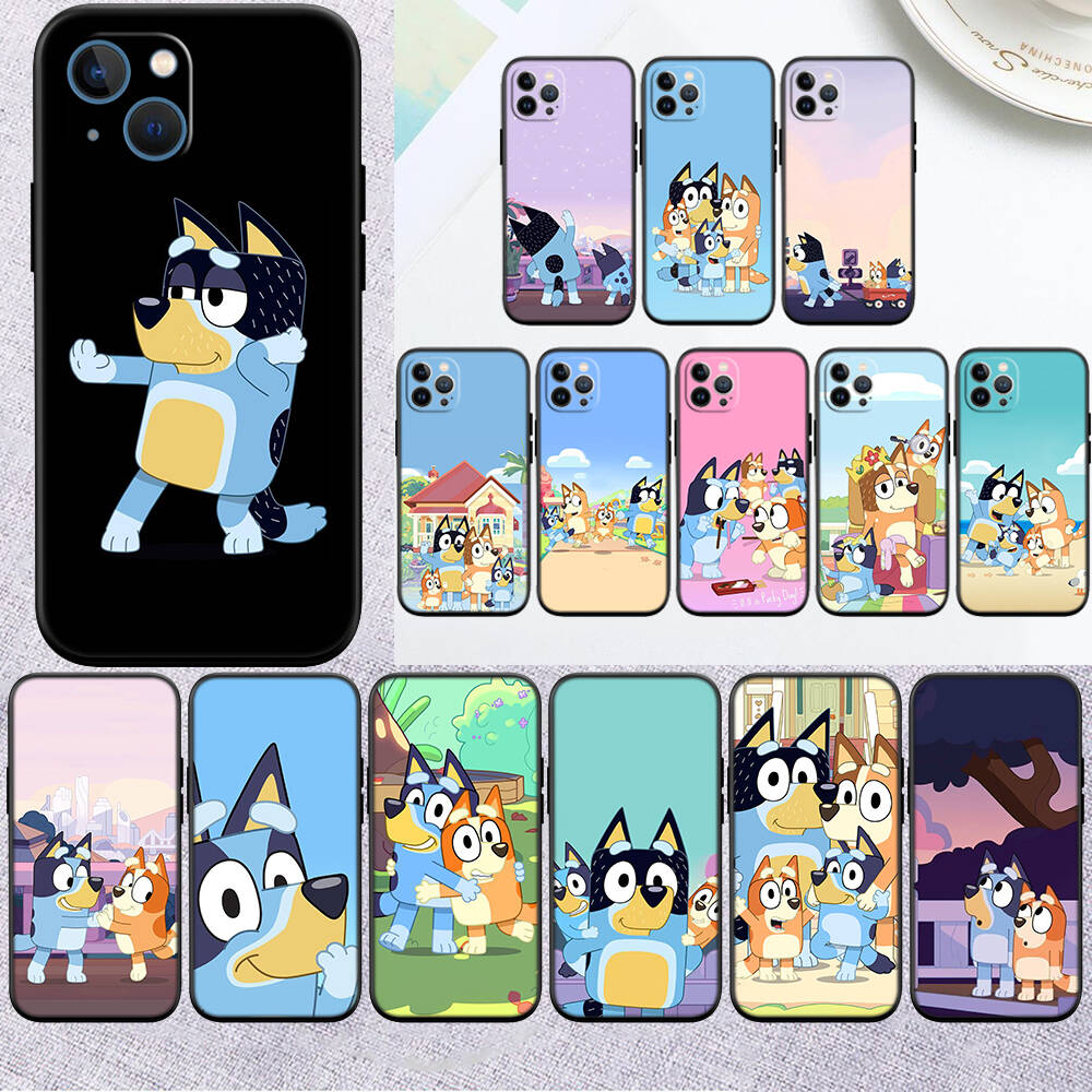 Синий чехол для телефона Bluey MH23 для Samsung S20 S21 S22 S23 S24 FE Ultra Plus Lite S21S A55 A07 A17 F06 F16 M06 M16 M56 A36 A37 A57