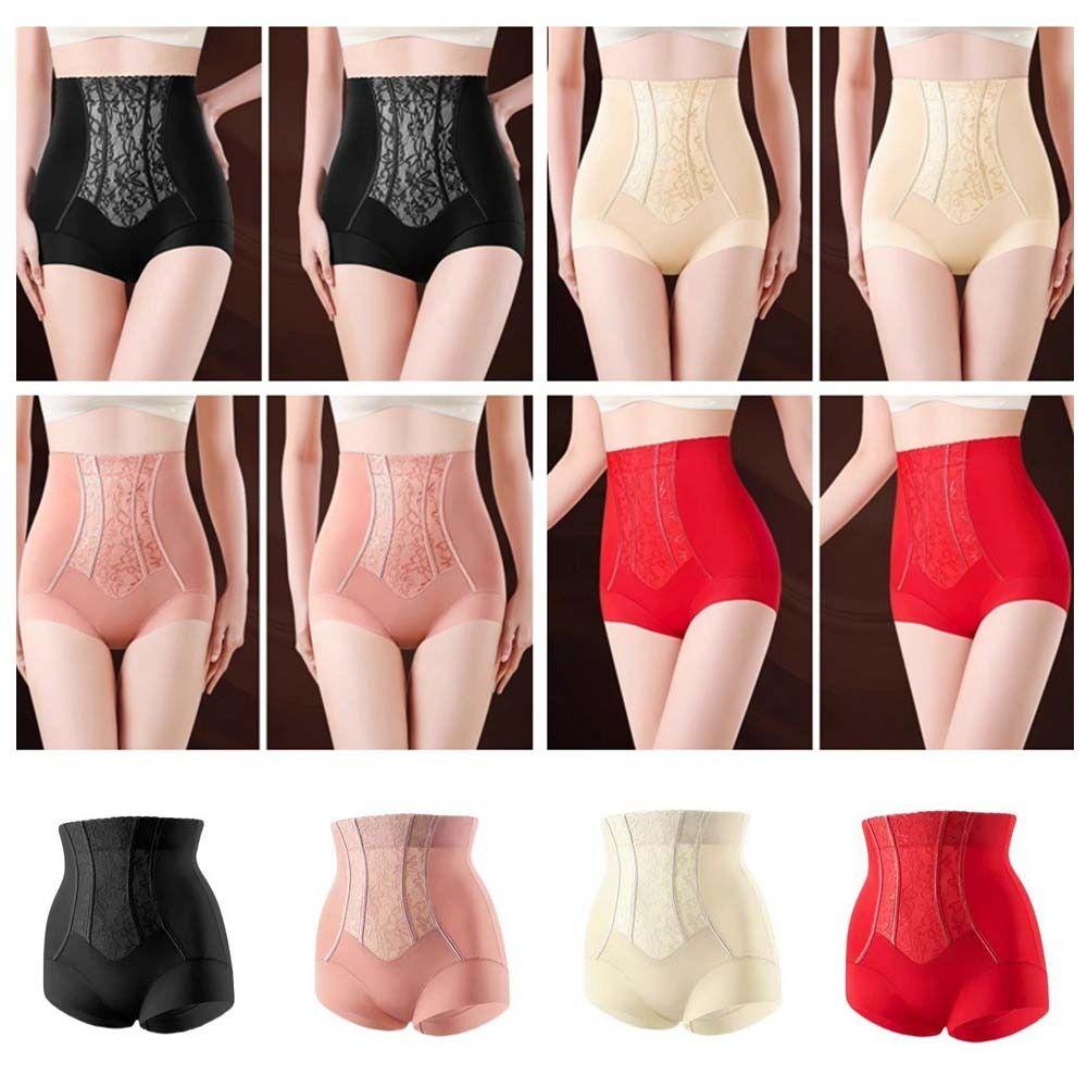 Цветы Трусы с эффектом пуш-ап для ягодиц Большой размер Стягивающее белье Бесшовные трусы Послеродовые