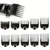 10pcs Universal Guards Hair Cutting Combs for Professional Hair Trimmer Machine Barber Accessories Trimmer Limit Combs 1.5-25mm