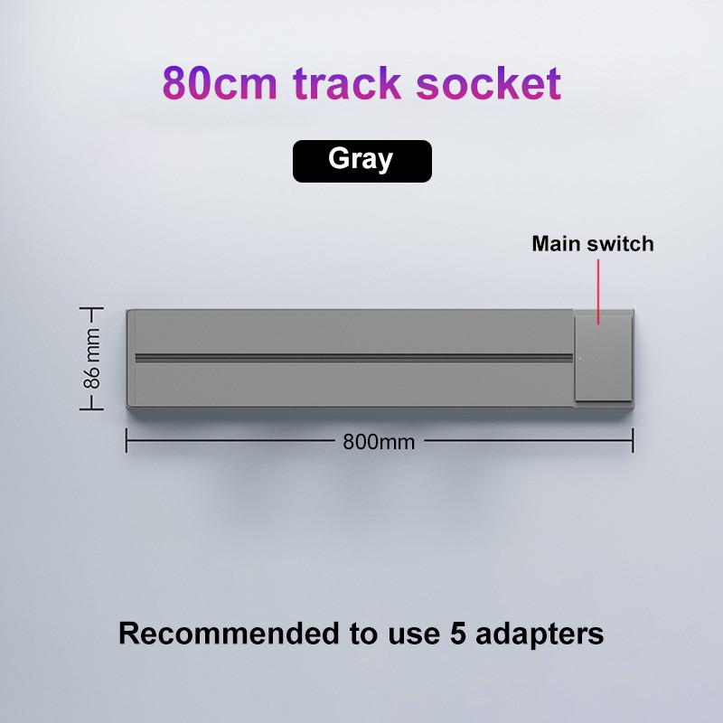 8000 Вт Универсальные розетки для дома и офиса, выдвижные, сменные, настенные выключатели-розетки, водонепроницаемая настенная трековая розетка