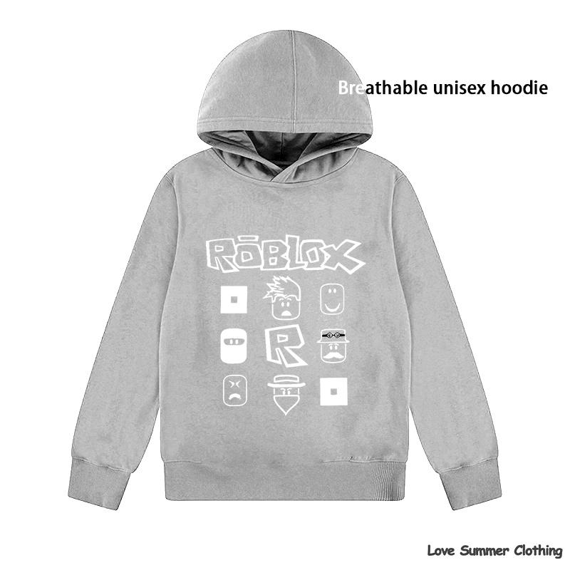 Roblox Hoodie For Pullover Casual Boys Age 414 With Hd Print Thin Boys Pullover Sale Simple Girls Casual Wear Fall Hoodie Long Sleeve Back To School