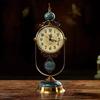 Retro Clock Living Room European Light Luxury Household Clock Table Pendulum Clock Table Clock