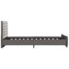 Bed Frame Grey Velvet 120x200 cm