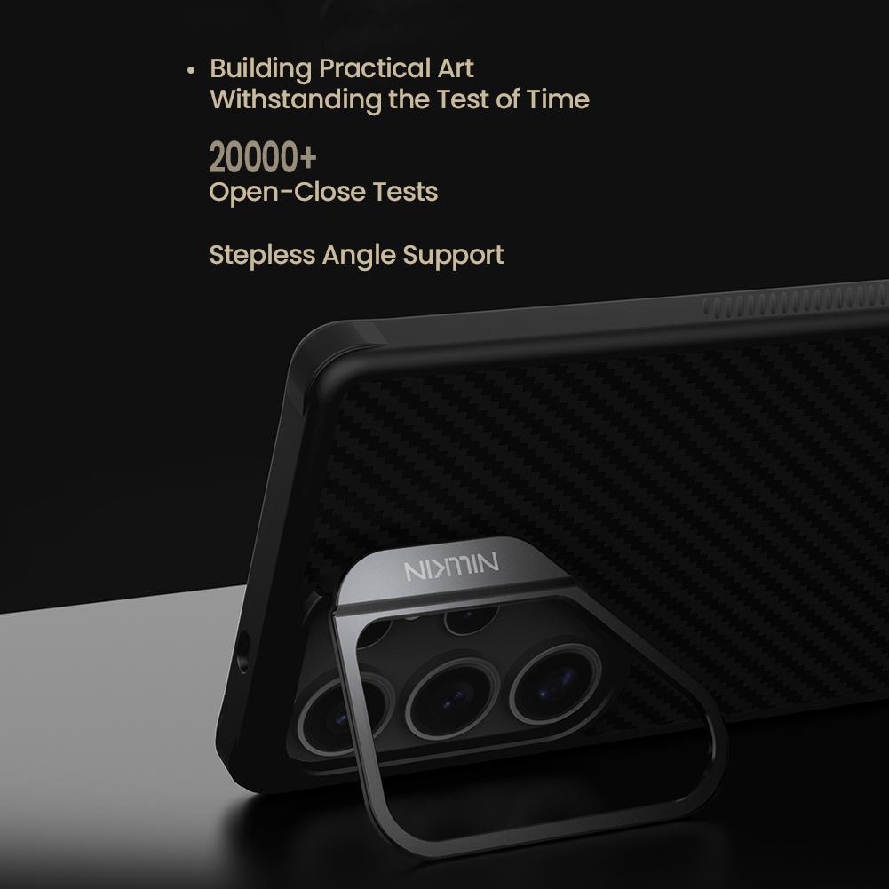 NILLKIN For Samsung Galaxy S25 Ultra Phone Case CarboProp Magnetic Mirror Frame Version Camera Protection Back Cover