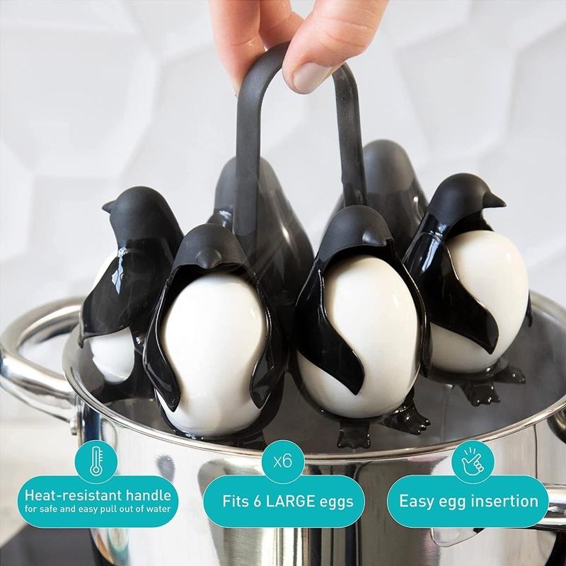 Penguin egg 3-in-1 kitchen egg steamer