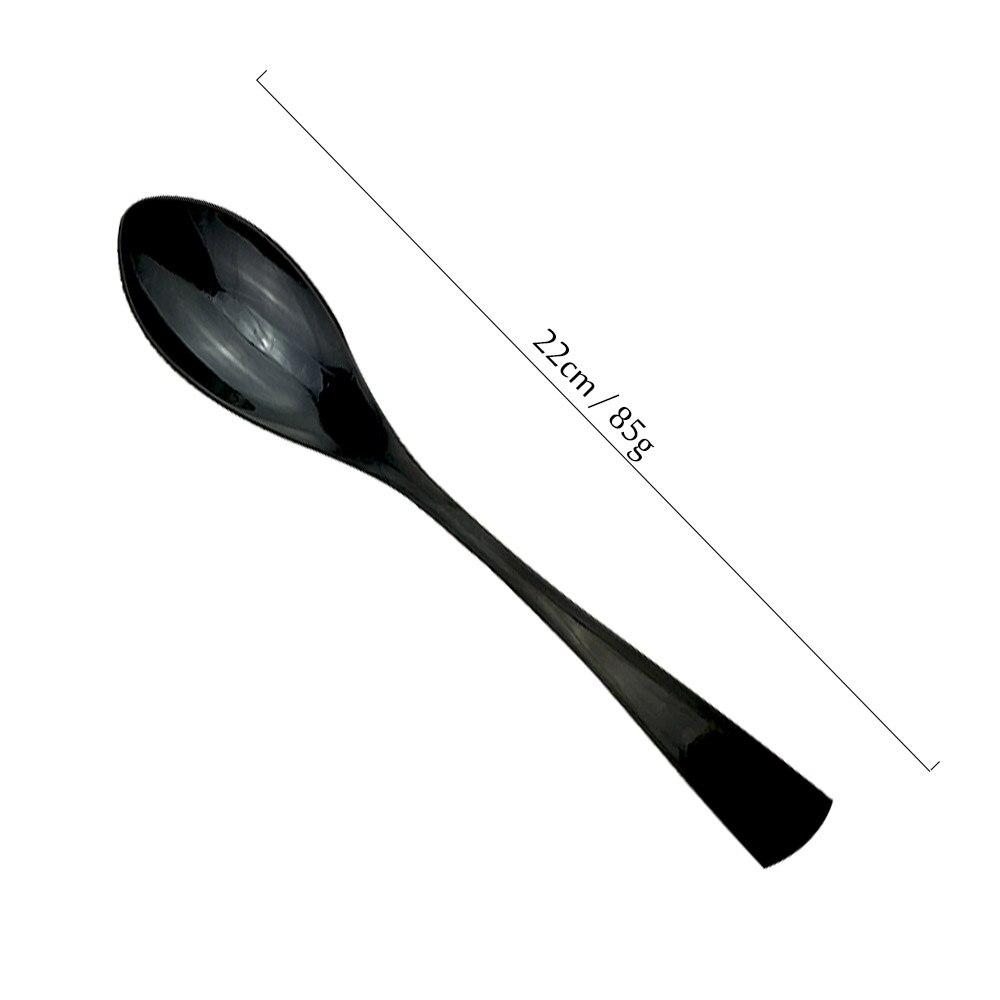 1-Piece Mirror Black Cutlery Set 18/10 Stainless Steel Western Food Tableware Sets Butter Fork Spoon Dinnerware