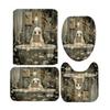 Halloween Shower Curtain Set Horror Shower Curtain Ghost Pumpkin Skull Shower C