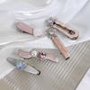 5Pcs/Set Heart Shape Hair Clips Cool Shiny Barrettes Fashion Hair Accessories  Women Girls