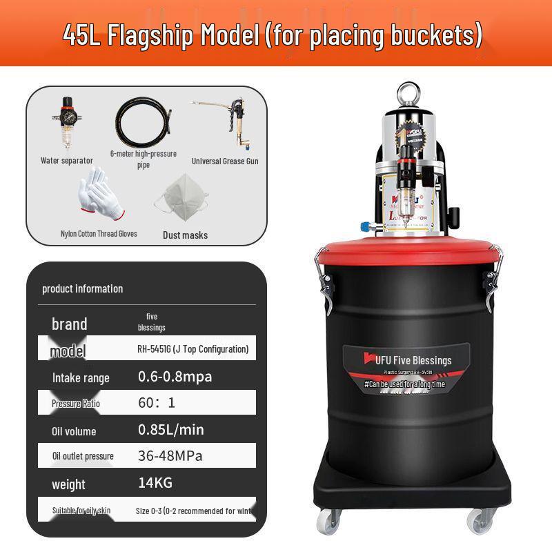 Fully Automatic Pneumatic High-Pressure Grease Injector and Buttering Tool (New Model)