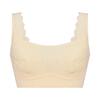 Triumph Lacy 5230 Half Top Night Size L Bra, White, (00OP)