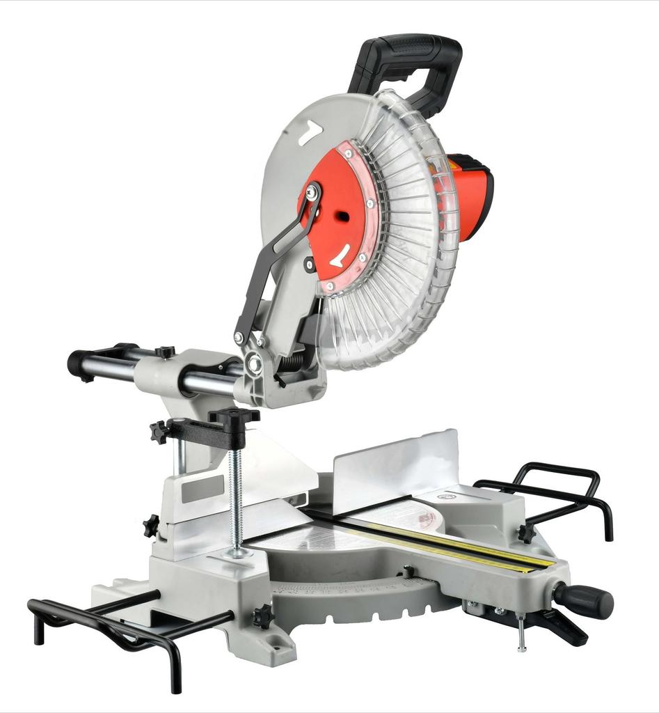 12-Inch Industrial Push-Pull Miter Saw,High-Precision Aluminum and Wood Cutting Machine,Adjustable Desktop Cutting Equipment