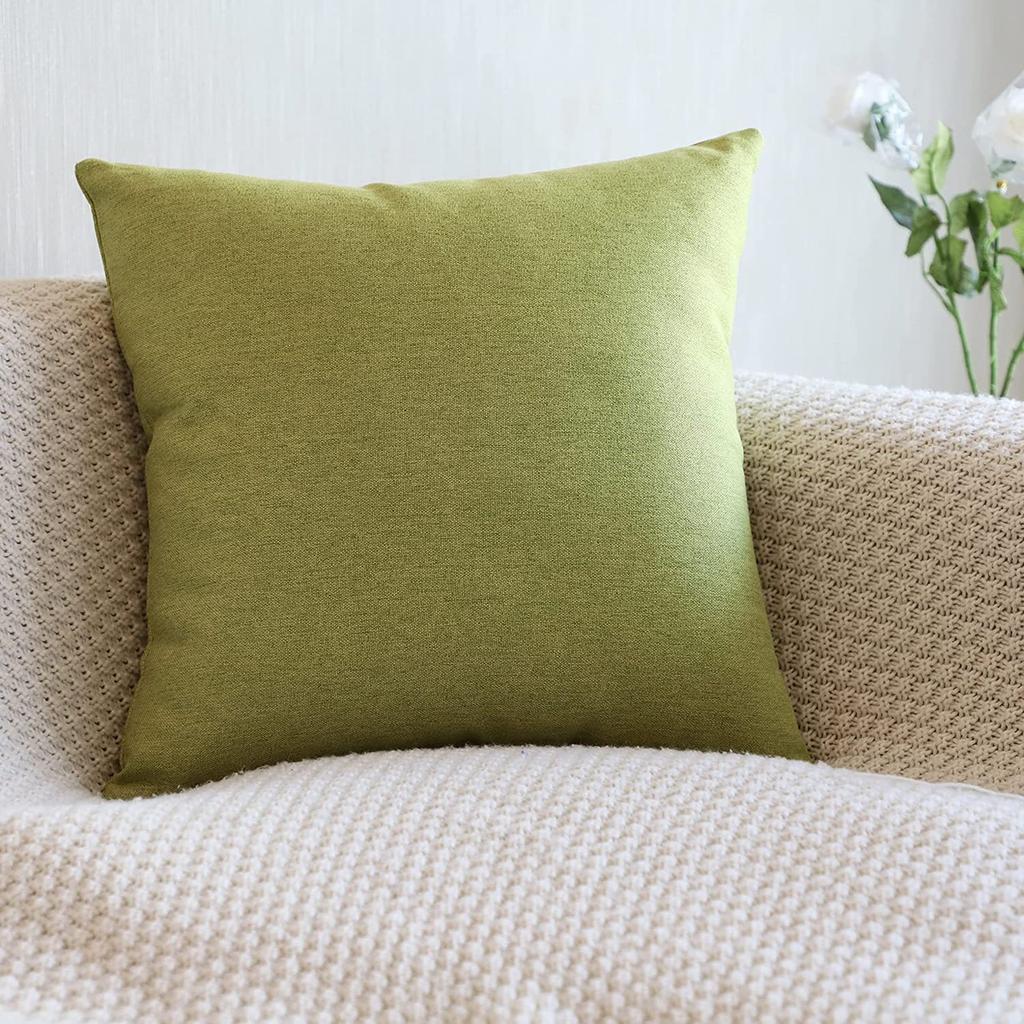 New Linen Pillow Bed and Breakfast Sofa Decorative Lumbar Pillow Cushion Living Room Bedroom Pillow Case with Core