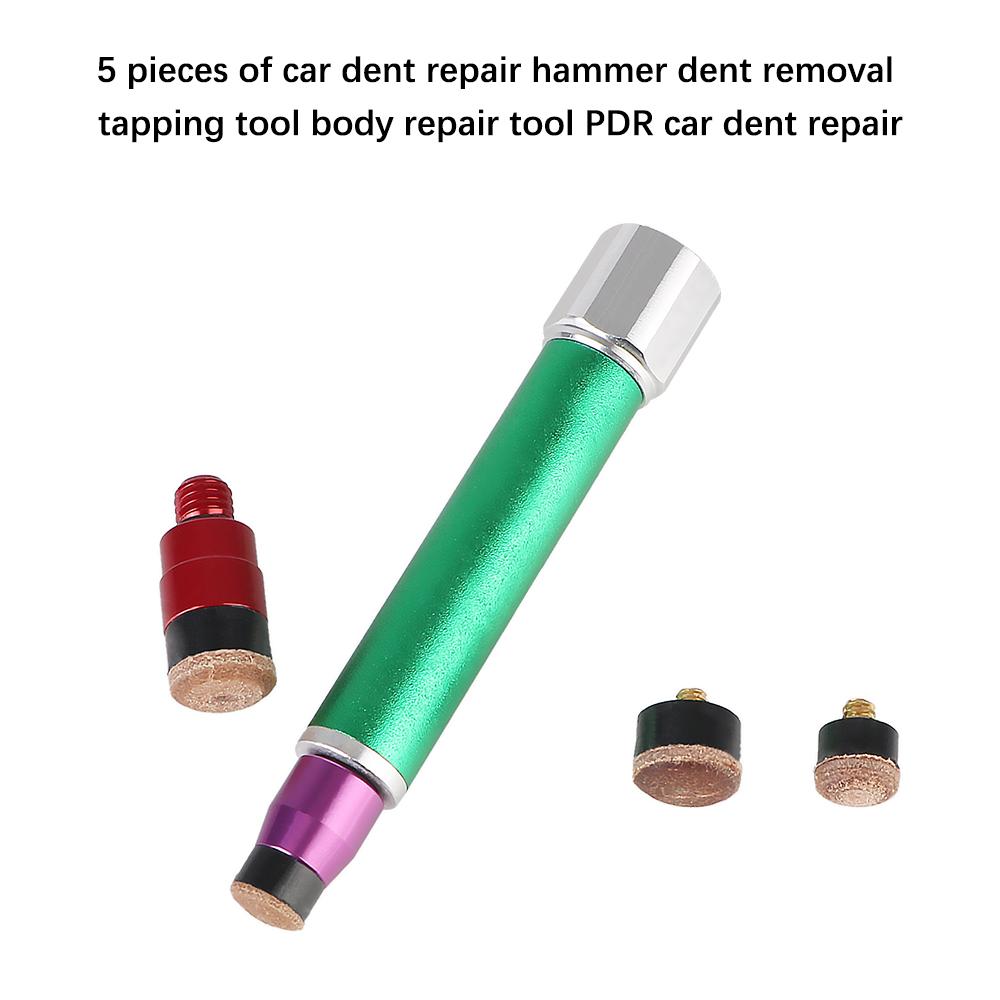 Of car dent repair hammer tip Car Accessories 5pcs PDR car dent repair dent removal tapping tool car body repair tool