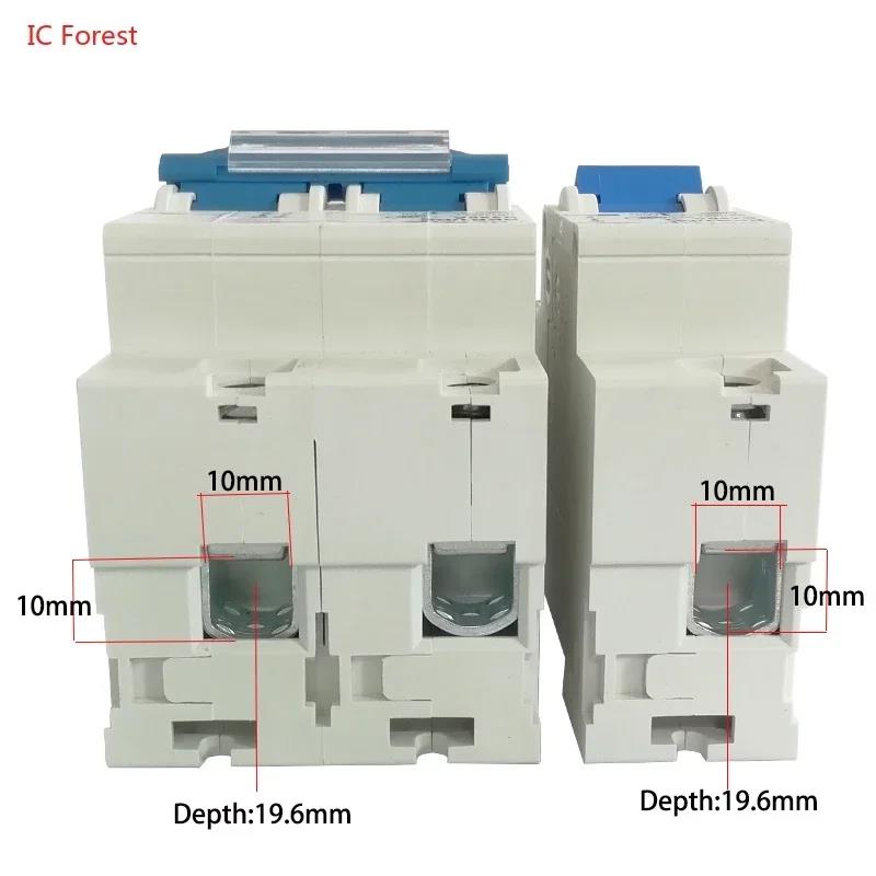 1/2P100A 125A 150A 200A 250A DC Автоматический выключатель 12В 24В 36В 48В 96В 120В Защитный переключатель для солнечных батарей Автоматический предохранительный выключатель Держатели предохранителей1