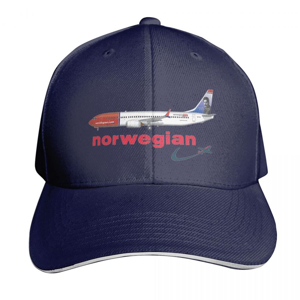 Norway Airline Design Baseball Cap funny hat Hip Hop golf hat genuine Brand Unisex cap GirlS Hats Unisexs