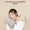 Rainbow Rechargeable Electric Hot Water Bottle with Washable Hand Pouch