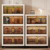 Portable Multi-Layer Folding Storage Cabinet for Kitchen and Living Room