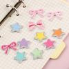 Embroidery Label Pentagram Bow Self-adhesive Patch Sticker Clothing Accessories Badge Self-adhesive Embroidery Cloth Sticker