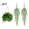 Long Lasting Wall Hanging Plants 1/3/4Pcs Artificial Flower Decoration, UV Resistant Fake Fern & Floral Lifelike Ivy Vine, Faux for Wedding