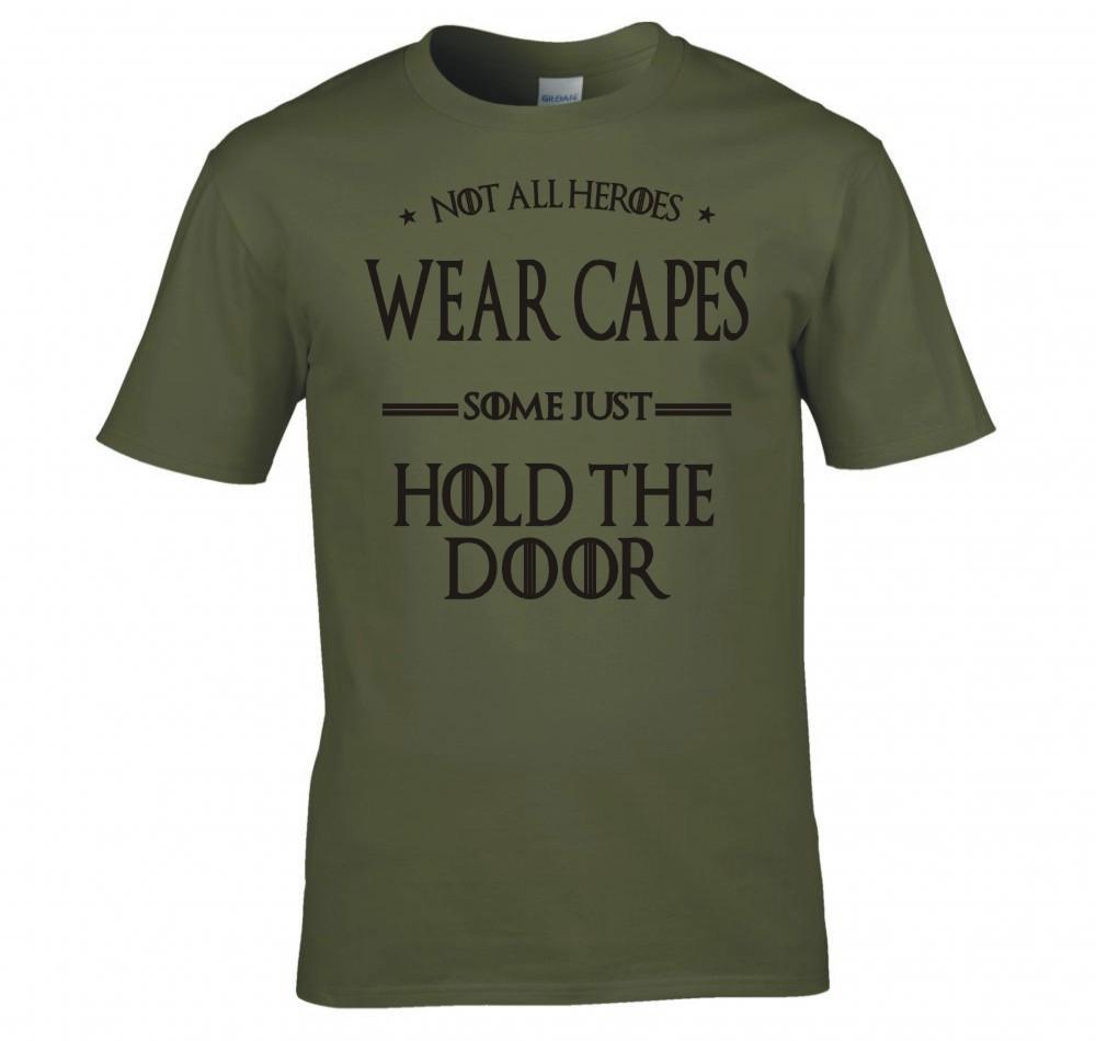 Game Of Thrones Hodor Not All Heroes Wear Capes T Shirt New