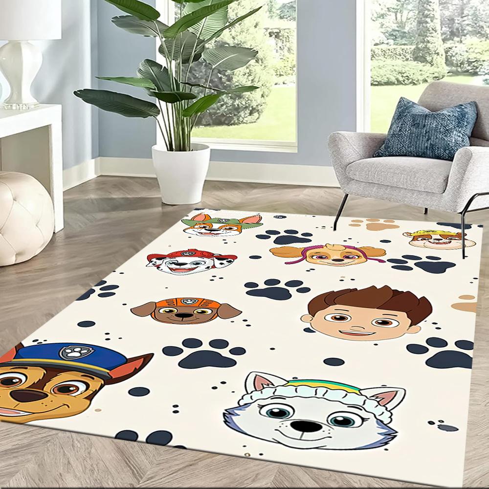 Paw Patrol: Heroic Rescue Team Square rugs are a great choice for living rooms, bedrooms, home décor, and as gifts.