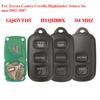 Remote Car Key Alarm GQ43VT14T/HYQ12BBX/1512Y/12BAN 314MHZ For Toyota Camry Corolla Highlander Solara Sienna 2002-2007