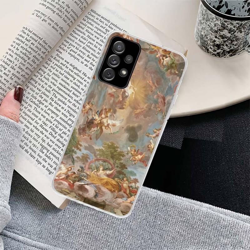 Чехол для телефона с художественной росписью «Рождение Венеры» для Samsung Galaxy S10 S21 S22 Plus Ultra A91 A51 A21S A12, прозрачный чехол для телефона