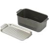 Tamahashi TP-15 Square Deep Fryer, 24 X 18 Cm, IH and Gas Compatible, with Lid, Compact, Tempura Pan, Shokusai-tei