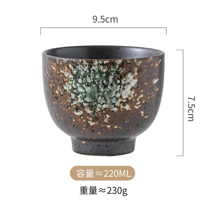 Japanese Cold Soba Bowl Creative Restaurant Cup-Shaped Rice Bowl Japanese Cuisine Miso Soup Cup Matcha Bowl