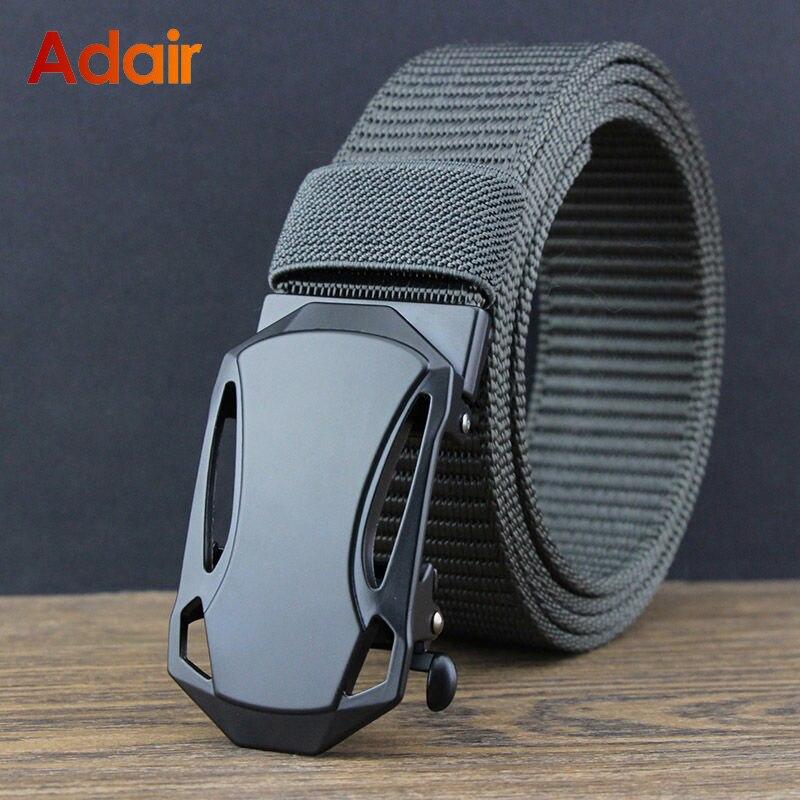 Мужской ремень для занятий спортом на открытом воздухе для джинсовых брюк, дизайнерский повседневный модный ремень, холст, тактический ремень для брюк, деловой ремешок HB042